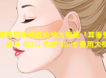 湘西耳垂修复价格大揭秘「耳垂整形手 🐎 术的 🐶 费用大概是多少钱」